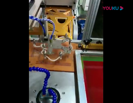 深圳丝印机直尺自动印刷视频